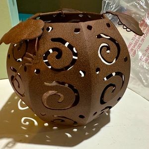 Partylite Rustic Pumpkin Tealight Holder